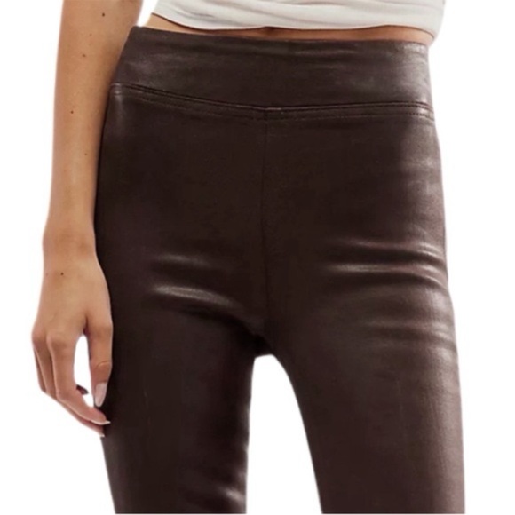 NWT Frame Jet Set Mini Boot Chocolate Cropped Pants Size 0 - Picture 6 of 14